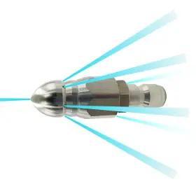 Creexeon 799355532761 Sewer Jetter Nozzle 1/4 Inch Quick Connect Stainless Steel 5000 Psi Pressure Use