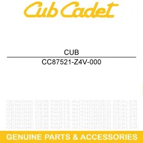 87521-z4v-000 Cub Cadet Label Gx 200 Cc3425