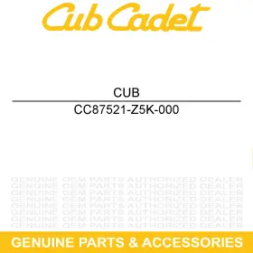 87521-z5k-000 Cub Cadet Label Gx 270 Cc4033