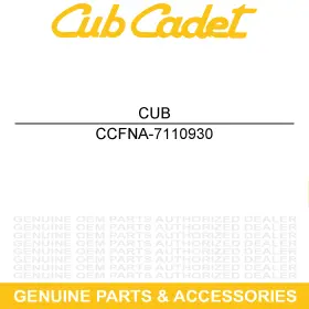 Fna-7110930 Cub Cadet Dashbroard Panel With Label Pw3224h