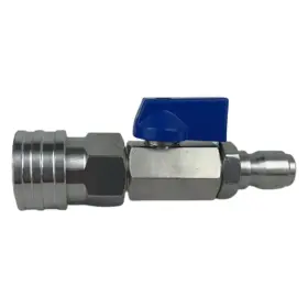 Cunguv 618202076497 High Pressure Washer Ball Valve Kit 3/8 Npt Quick Connector 4500 Psi For Power W