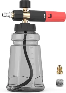 Dancingboar 744759960610 Foam Cannon For Pressure Washer With 1/4 Inch Quick Connector Wide Mouth Canno
