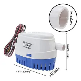 Dasmarine 615200920654 12v Automatic Submersible Boat Bilge Water Pump 760gph Built-in Auto Float Sw #2