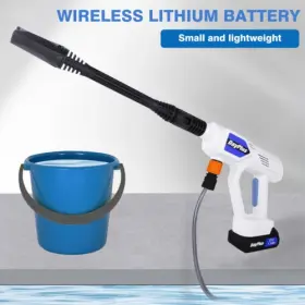 5468 Dayplus Portable Cordless Electric High Pressure Water Spray Gun Car Washer Cleaner