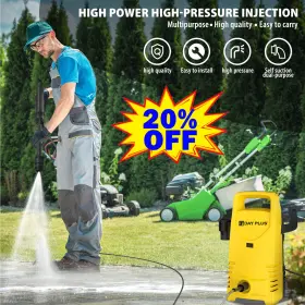 2800w Dayplus Wt012 2024 Electric High Pressure Washer Cleaner Machine With Nozzles Foam A