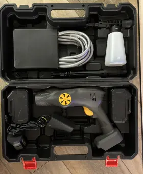 Dazhou 737655505641 Cordless Electric Pressure Washer 2 Batteries Charger