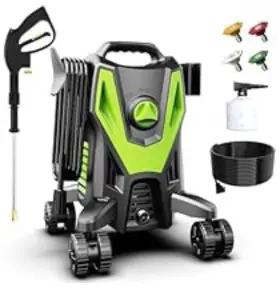 Decoktool 717373076999 Electric Pressure Washer 4500 Psi 3.0 Gpm High Power With Anti-tipping