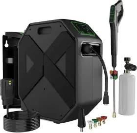 Decoktool 717373078801 Wall Mounted Pressure Washer 3500 Psi 2.5 Gpm Electric Power 100 Hose
