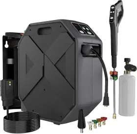 G5054-gry-1 Decoktool Wall Mounted Pressure Washer - 5000 Psi 3.6 Gpm Electric Power With 100ft