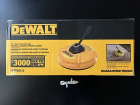 Dewalt 705353567162 12 In Rotating Driveway And Sidewalk Surface Cleaner Attachment 3000psi Max