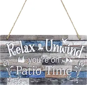 Dxpw3425e Dewalt Hanging Sign For Home 10x5 Inch Patio Wall Decor Art Metal Plaque