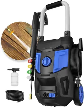 1500abl Dgivovo Electric Pressure Washer 4500psi Max 3.0gpm 20ft Hose 35ft Cord High Power