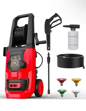 1500c-1 Dgivovo Pressure Washer 5000psi 3.2gpm Adjustable Touch Screen With 55ft Total Length
