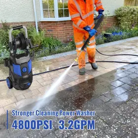 Dgivovo 717020378407 Electric Pressure Washer 4800psi Max 3.2 Gpm 20ft Hose 35ft Power Cord 4 Diff #2