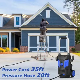 Dgivovo 717020386419 Electric Pressure Washer - 4500psi Max 3.0gpm With 20ft Hose 35ft Cord High P #3