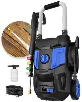 Dgivovo 717020386419 Electric Pressure Washer - 4500psi Max 3.0gpm With 20ft Hose 35ft Cord High P