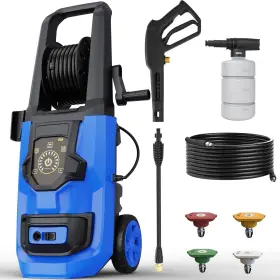 Dgivovo 717373065597 Pressure Washer 5000psi 3.2gpm Adjustable Touch Screen With 55ft Total Length