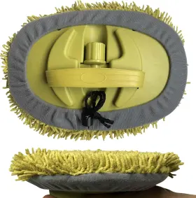 B07y3x1n15 Docazoo Doca Car Wash Equipment - Mop Attachment Head Only No Pole Yellow