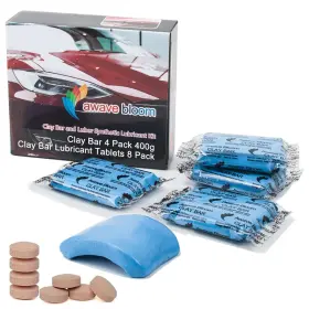 Dongguan Hongyu Bio-tech Co. Ltd. 768571223180 Car Clay Bars Auto Detailing 400g And Bar Lubricant Tablets 8 Pack 1pcs 16