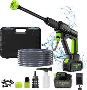 Dr-jh006 Dreambetter Cordless Pressure Washer 6-in-1 Nozzle Portable Handheld Power Wash
