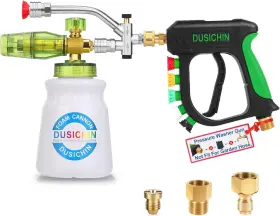 2701-2704 Dusichin Multi-purpose Pressure Washer Foam Cannon Kit Dual-connector Gun 3000 Psi