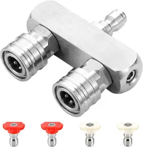 Ez16-2 Easybro Pressure Washer Tips 2-in-1 Power Nozzle Tip Dual Wash