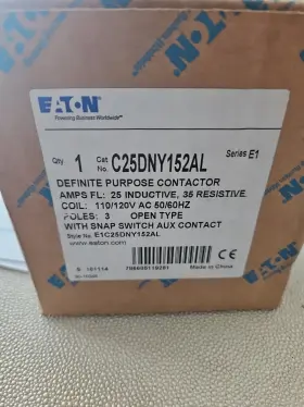 Spm-8.724-268.0 Eaton Contactor 115v 25 Amp C25dny152al - Karcher 8.724-268.0