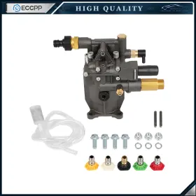 E18001cp195s Eccpp Pressure Washer Pump Water 3000 Psi 2.5 Gpm 3/4 Inch Shaft Horizontal