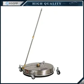E18034cp520s Eccpp 18 Inch Pressure Washer Surface Cleaner With Wheels 4000 Psi 2 Extension Wand