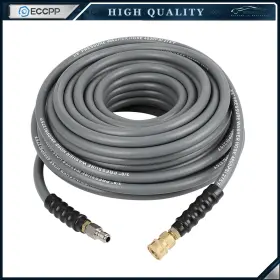 E18097cp191s Eccpp 3/8 Inch 4200 Psi Hot Water Rubber Pressure Washer Hose 100ft Gray Brand New