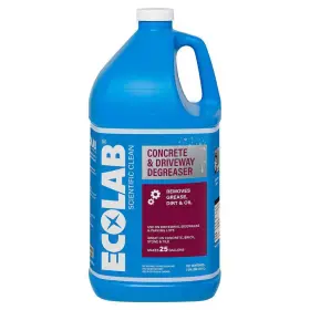 Ecolab 313045398330 1 Gal. Concrete And Driveway Degreaser Concentrate Pressure Wash Dissolves Grea