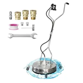 Edou-sc02 Edou Direct 20 Inch Pressure Washer Surface Cleaner - Dual Handle Steel