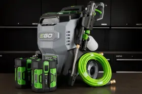 Hpw3204-2 Ego Power 3200 Psi Cordless Pressure Washer Kit With 2x 6.0 Ah Batteries