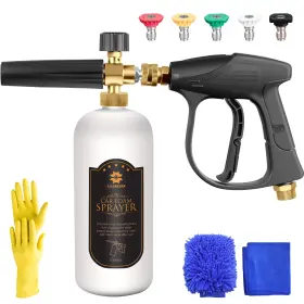 Esk-fc-1000 Eisenkern Short Pressure Washer Gun With Foam Cannon 1/4 Inch Quick Connector 5