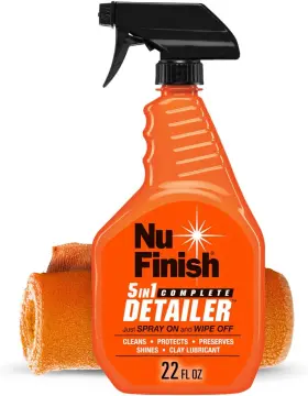 Energizer Holdings 313043176107 Nu Finish 5-in-1 Complete Detailer Spray With Towel Preserves And Protects Car