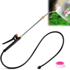 So-enhon-3464 Enhon Pump Action Pressure Sprayer Wand Universal Retractable 11.4 In White