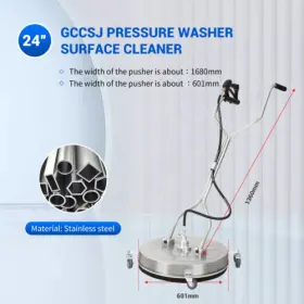 36256 Enterity Pressure Washer Surface Cleaner Dual High Spray Gun 24 Inch