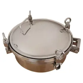 Eqcotwea 785869944992 Door 304 Stainless Steel Pressure Round Manway Hand Hole Cover Tank