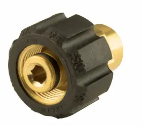Erie Outdoor Power Equipment 817482029357 Tools Brass Twist Coupler Adapter 1/4 Inch Fnpt X 22mm 4500 Psi For Pressure