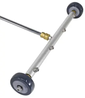 Erie Tools 843824104536 19 Inch Undercarriage Surface Cleaner 4 Spray Tip Nozzles 4000 Psi With Swivel Fi #2