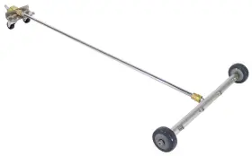 Erie Tools 843824104536 19 Inch Undercarriage Surface Cleaner 4 Spray Tip Nozzles 4000 Psi With Swivel Fi