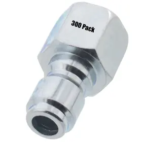 Md-375-pzcf-300 Erie Tools 300 Pack Pressure Washer 3/8 Inch Female Npt - Quick Connect Plug Zinc Coupler