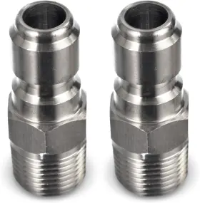 Ewsspl38m Essential Washer Stainless Steel Inch Plug Male Npt Pressure Quick Connect