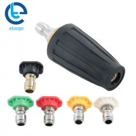 890376 Etecgo 360 Rotating Spray Turbo 3600 Psi Pressure Washer Nozzle 1/4 Inch Connector