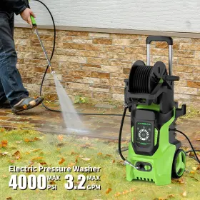 Eueiriup 602835655716 Electric Pressure Washer 4000 Psi 3.2 Gpm Power Touch Screen Adjustabl #3