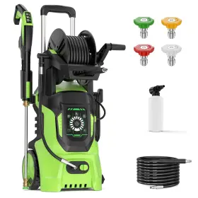 Eueiriup 602835655716 Electric Pressure Washer 4000 Psi 3.2 Gpm Power Touch Screen Adjustabl