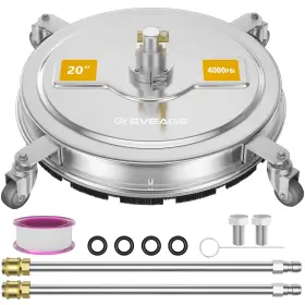 Eveage 721553942554 20 Inch Pressure Washer Surface Cleaner Power With