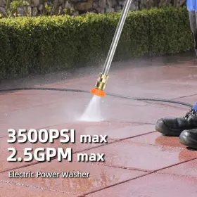 Eveage 797424230037 Electric Powerful Pressure Washer - 3500psi Max 2.5gpm Power Wi #2