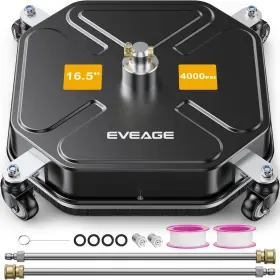 Ep2024 Eveage 16.5 Inch Pressure Washer Surface Cleaner - Power With 4 W