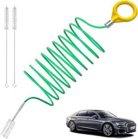 Evdb36 Evoultes Auto Sunroof Cleaning Tool 120 Inch With 2pcs Short Brush Green